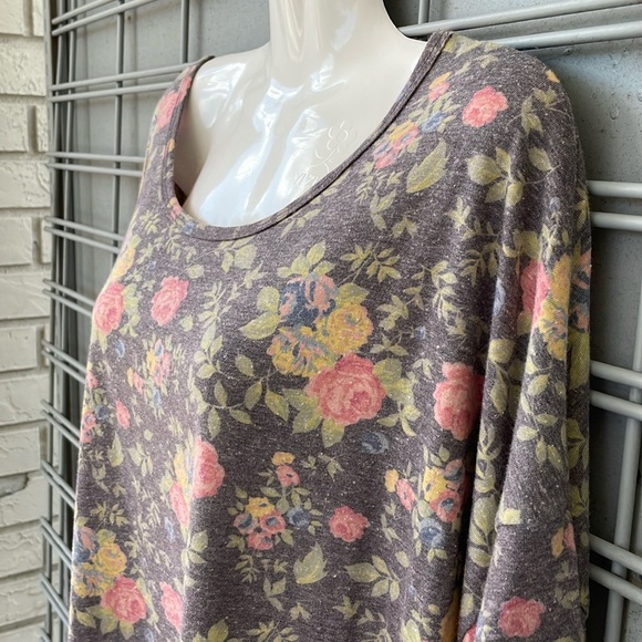 LLR Muted Rose Printed Irma Tunic Top-#0218 - Picture 2 of 13